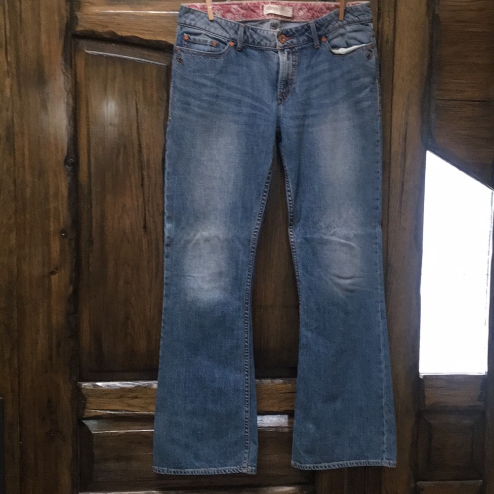 Light denim bootcut flare